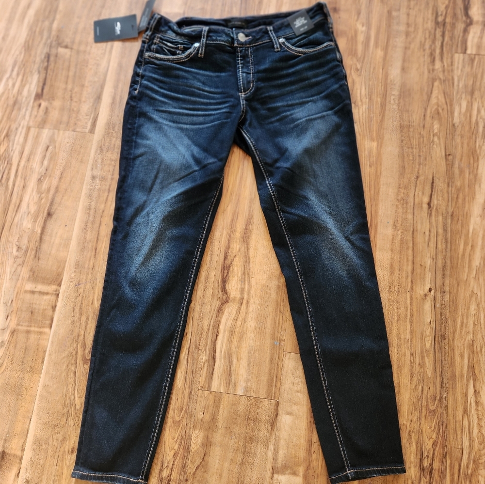 Silver "suki" jeans NWT